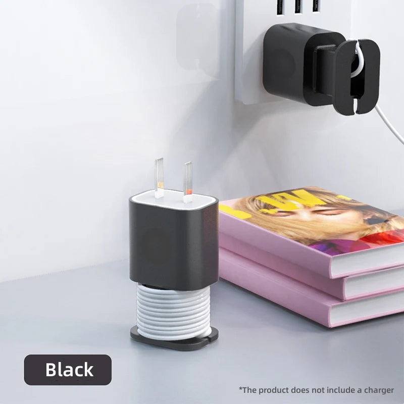 2 In 1 Creative Charger Protector Data Cable Organizer