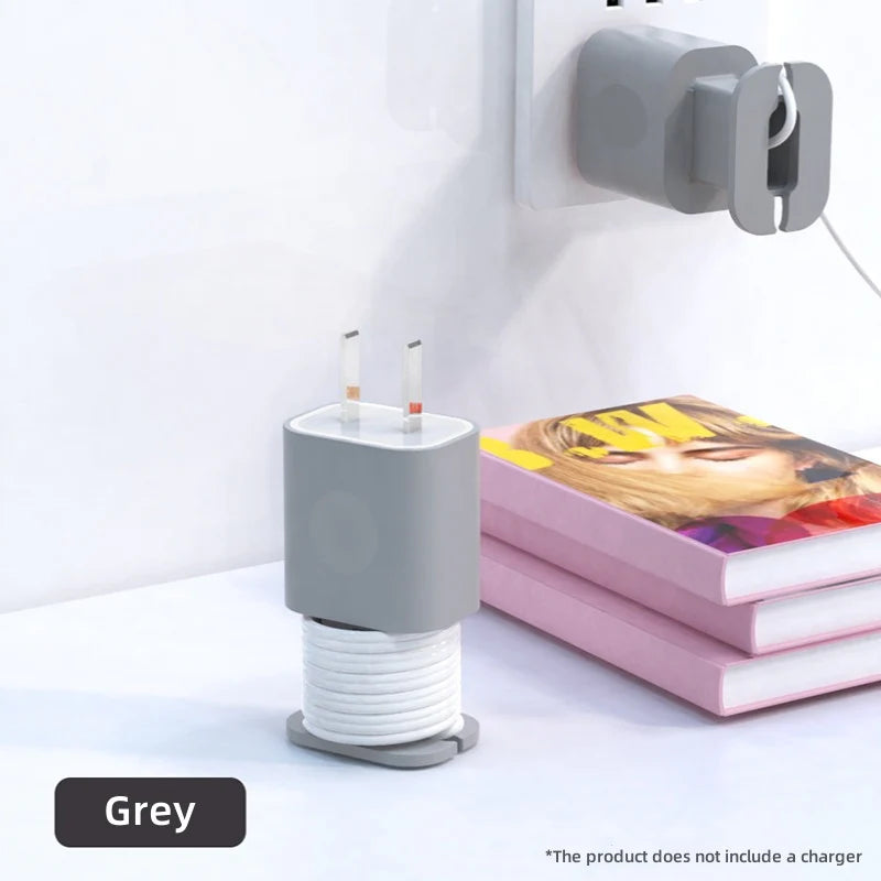 2 In 1 Creative Charger Protector Data Cable Organizer